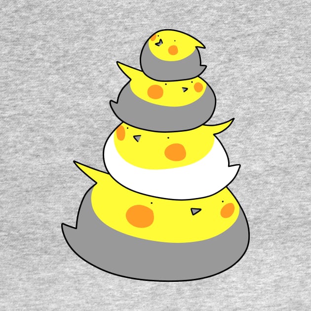 Cockatiel Stack by saradaboru